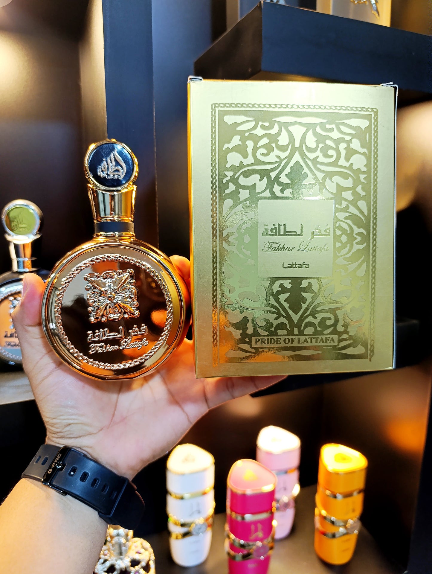 Lattafa Perfumes Fakhar Extrait (Caja Economica)