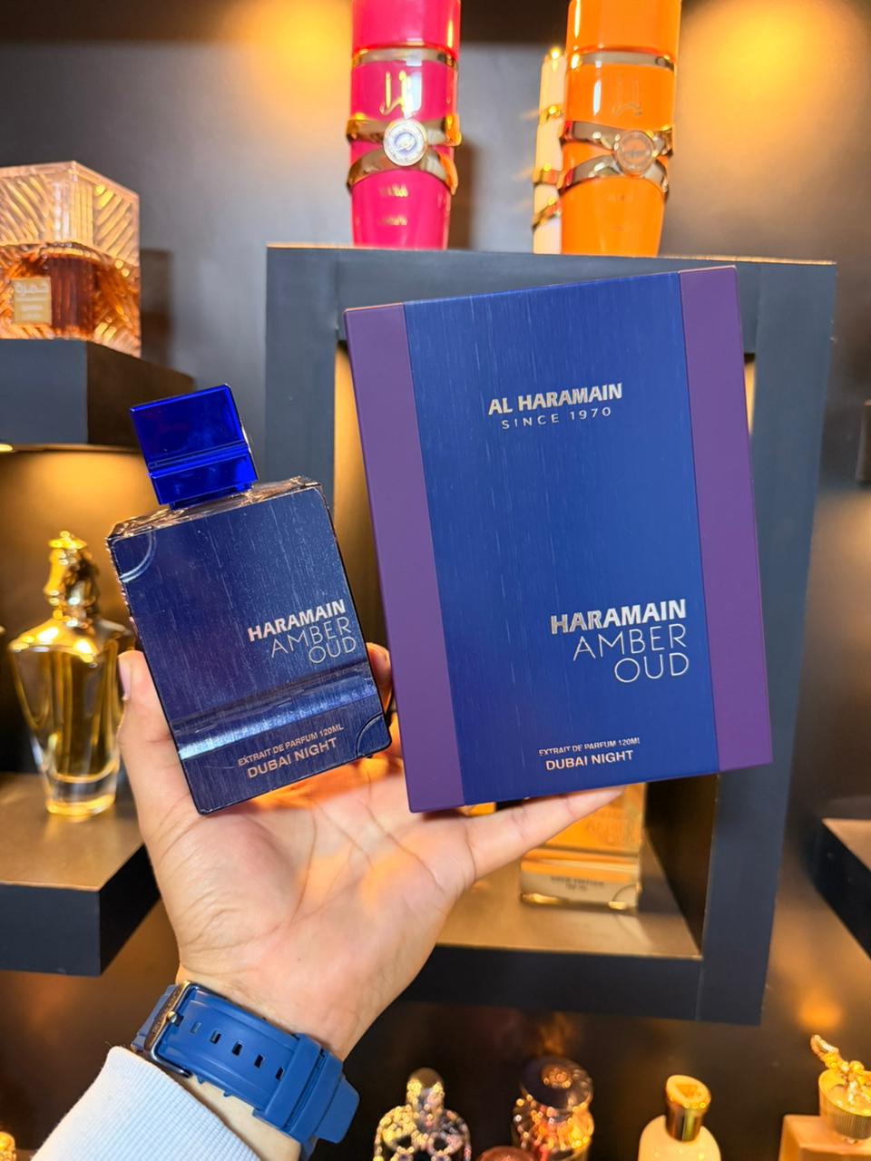 AL HARAMAIN AMBER OUD DUBAI NIGHT EN ESTUCHE DE LUJO