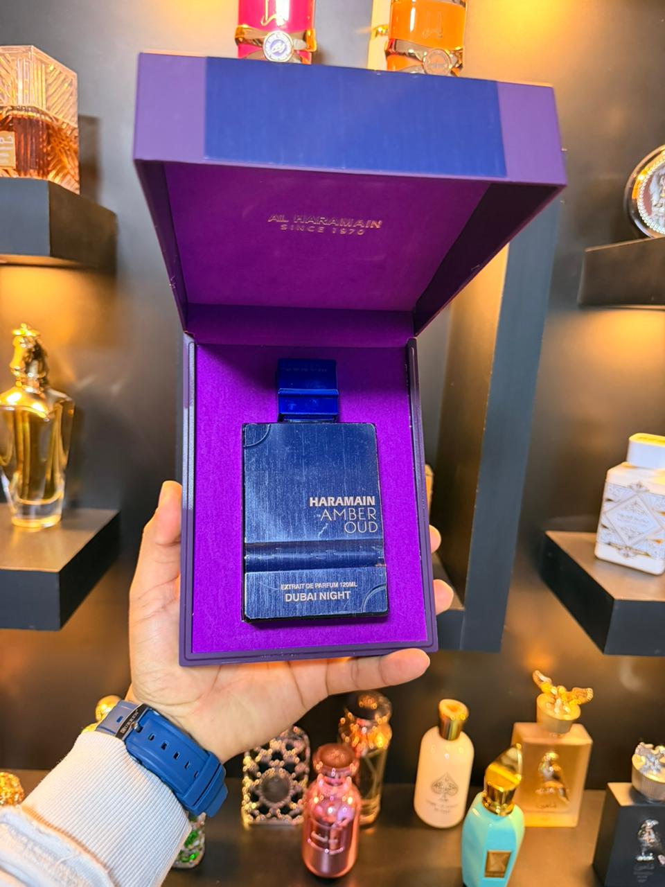 AL HARAMAIN AMBER OUD DUBAI NIGHT EN ESTUCHE DE LUJO