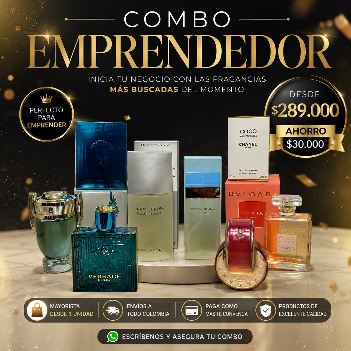COMBO EMPRENDEDOR X 6 UNIDADES + PROBADORES DE OBSEQUIO